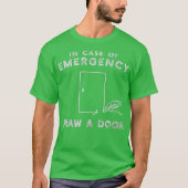 ドアを描く Tシャツ (正面)