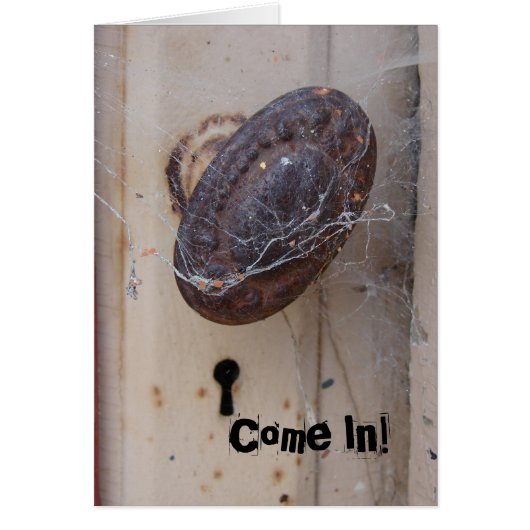 ドアを来捨てろ！招待状 (正面)