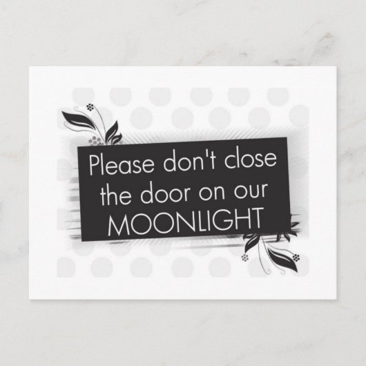 ドアを閉じないで ポストカード (正面)