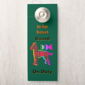 ドアを閉めてください / ノックしてください / 番犬任務 緑 ドアノブサイン (ノブ)