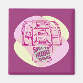 ドアを閉める マグネット (正面)