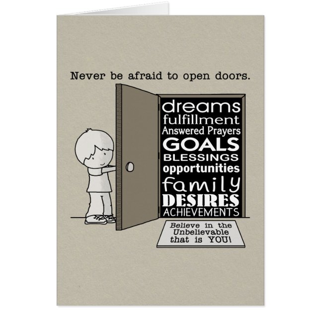 ドアを開く (正面)