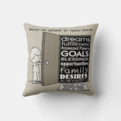 ドアを開く クッション (裏面)