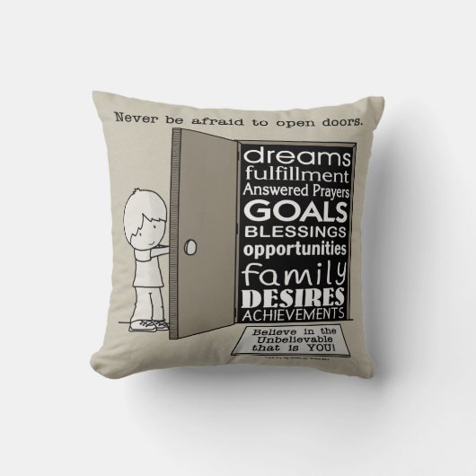 ドアを開く クッション (正面)