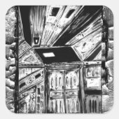 ドアを開く スクエアシール (正面)