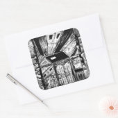 ドアを開く スクエアシール (封筒)