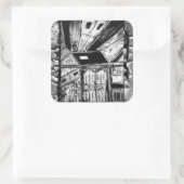 ドアを開く スクエアシール (バッグ)