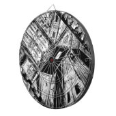 ドアを開く ダーツボード (正面右)