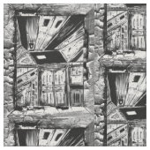 ドアを開く ファブリック (クローズアップ)