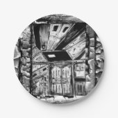 ドアを開く ペーパープレート (正面)