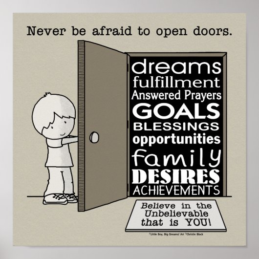 ドアを開く ポスター (正面)