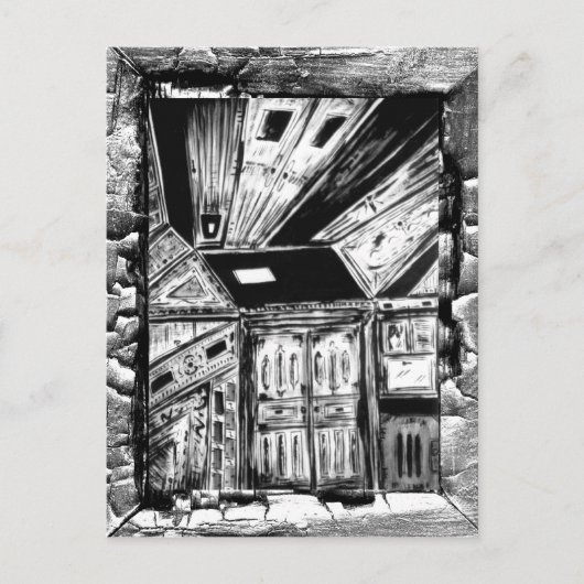 ドアを開く ポストカード (正面)