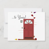 ドアを開く 招待状 (裏面)