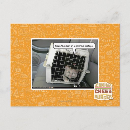 ドアを開けて下さい ポストカード (正面)