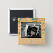 ドアを開けて下さい 缶バッジ (正面&裏面)