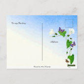 ドアを開けるとキャンバス印刷 ポストカード (裏面)