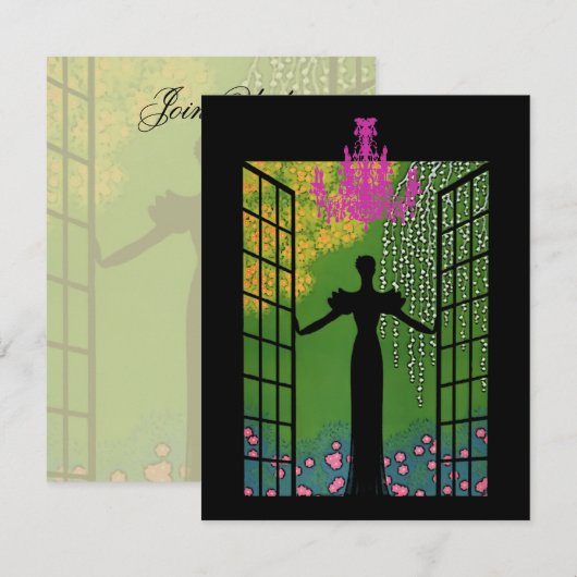 ドアを開ける～招待状 招待状 (正面/裏面)