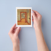 ドアを開けユニークる小さなチラシのハンドアウト絵画ドア チラシ (手)