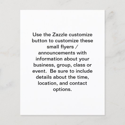 ドアを開けユニークる小さなチラシのハンドアウト絵画ドア チラシ (裏面)