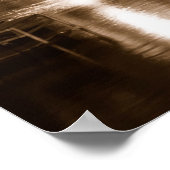 ドアカウンティウィスコンシン橋 ポスター (角)