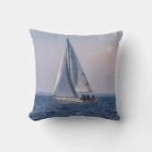 ドアカウンティシルボート – ミシガン湖空白の クッション (正面)