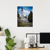 ドアカウンティライトハウスポスター ポスター (ホームオフィス)