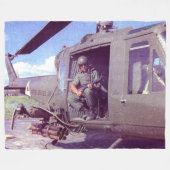 ドアガン屋 フリースブランケット (正面(横))