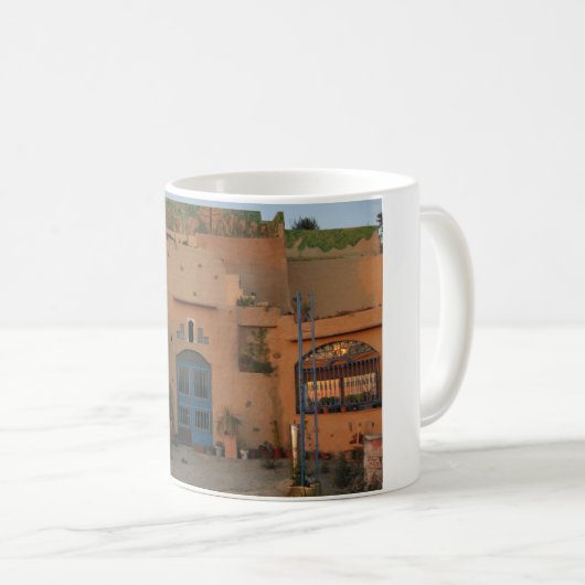 ドアクレイハウスフォトホワイトマグカップ コーヒーマグカップ (正面右)