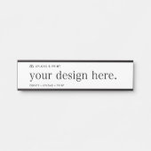 ドアサインあなたのデザインアップロード サインプレート (正面)