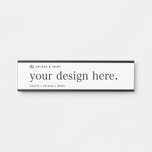 ドアサインあなたのデザインアップロード サインプレート (正面)