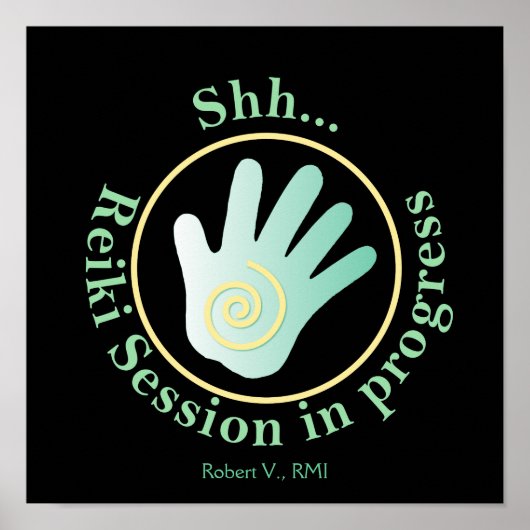 ドアサインを邪魔しない ポスター (正面)