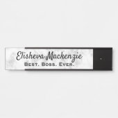 ドアサインシンボルや象徴オフィス名プレートボスギフト サインプレート (正面)