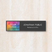 ドアシンボルや象徴会社のロゴはこちらモダン サインプレート (正面)