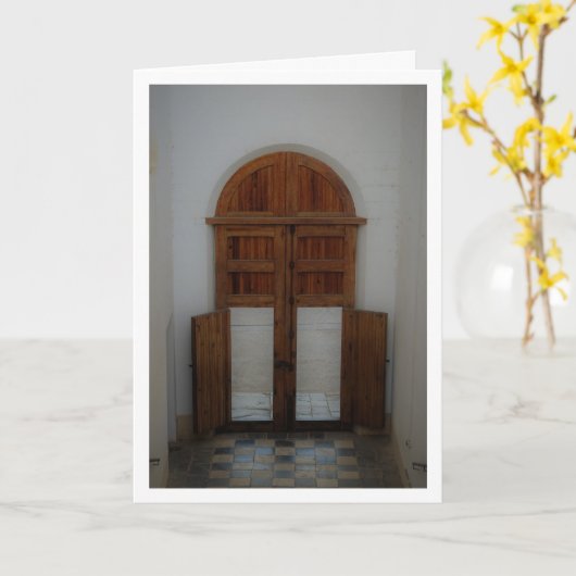 ドアズトゥモナステ実在リオデサンミゲルデリリア カード (黄色い花)