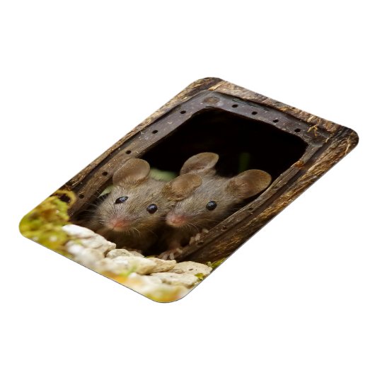 ドアネズミの2人 マグネット (左側)