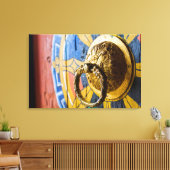 ドアノッカラフルカー キャンバスプリント (インサイチュ (リビング))