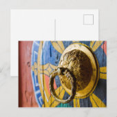 ドアノッカラフルカー ポストカード (正面/裏面)