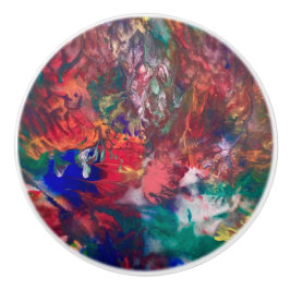 ドアノブカラフルレインボーボホーアクセントハンドル セラミックノブ