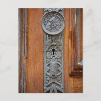 ドアノブビクトリアンと鍵穴 ポストカード