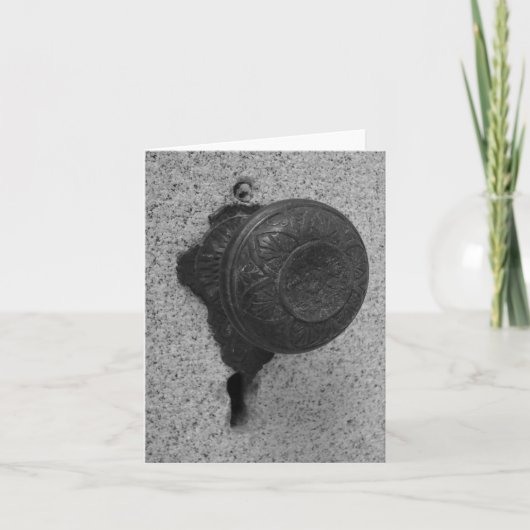 ドアノブ – ノートカード (正面)