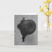 ドアノブ – ノートカード (黄色い花)