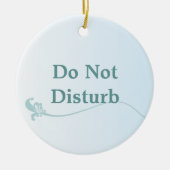 ドアハンガーを邪魔しない セラミックオーナメント (正面)
