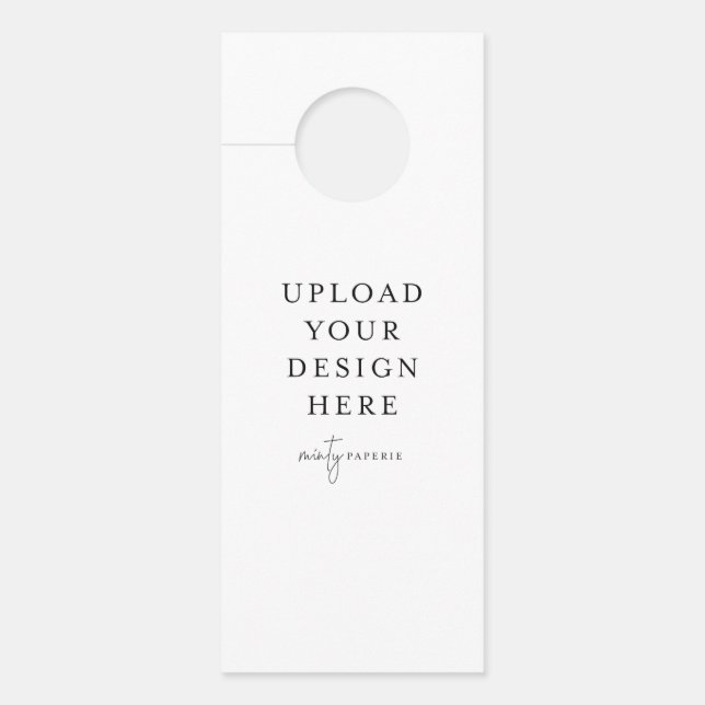 ドアハンガーカード ドアノブサイン (正面)