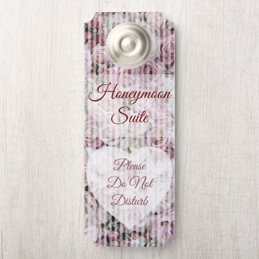 ドアハンギング - ビクトリアンローズコラージュ ドアノブサイン (ノブ)