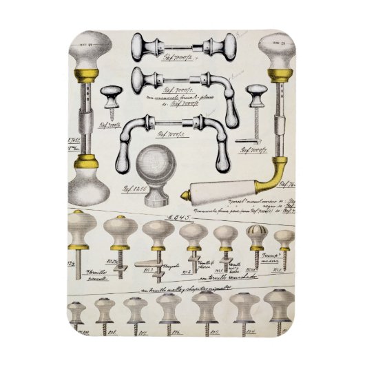 ドアハンドル、国内gの貿易カタログから マグネット (縦)