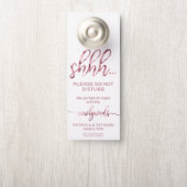 ドアハン結婚ガーが標識を邪魔しない ドアノブサイン (ノブ)