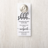 ドアハン結婚ガーが標識を邪魔しない ドアノブサイン (ノブ)