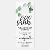 ドアハン結婚ガーが標識を邪魔しない ドアノブサイン (正面)