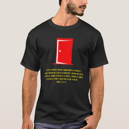 ドアバイブルテキスト Tシャツ (正面)