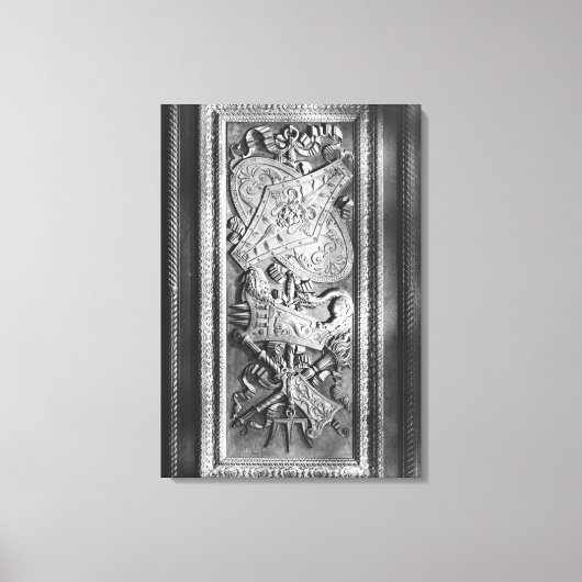 ドアパネル、アンリIIスタイル、c.1556 キャンバスプリント (正面)